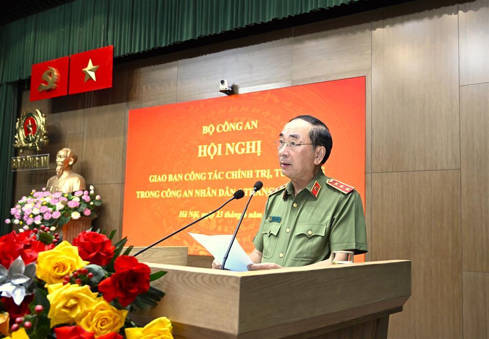 Deputy Minister Tran Quoc To concludes the meeting.