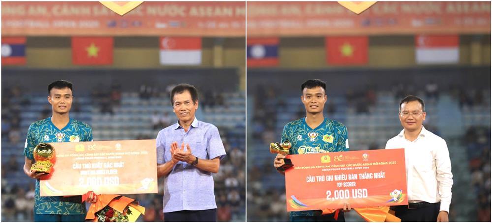 Tran Duc Nam named Top Scorer and Most Valuable Player of the tournament.