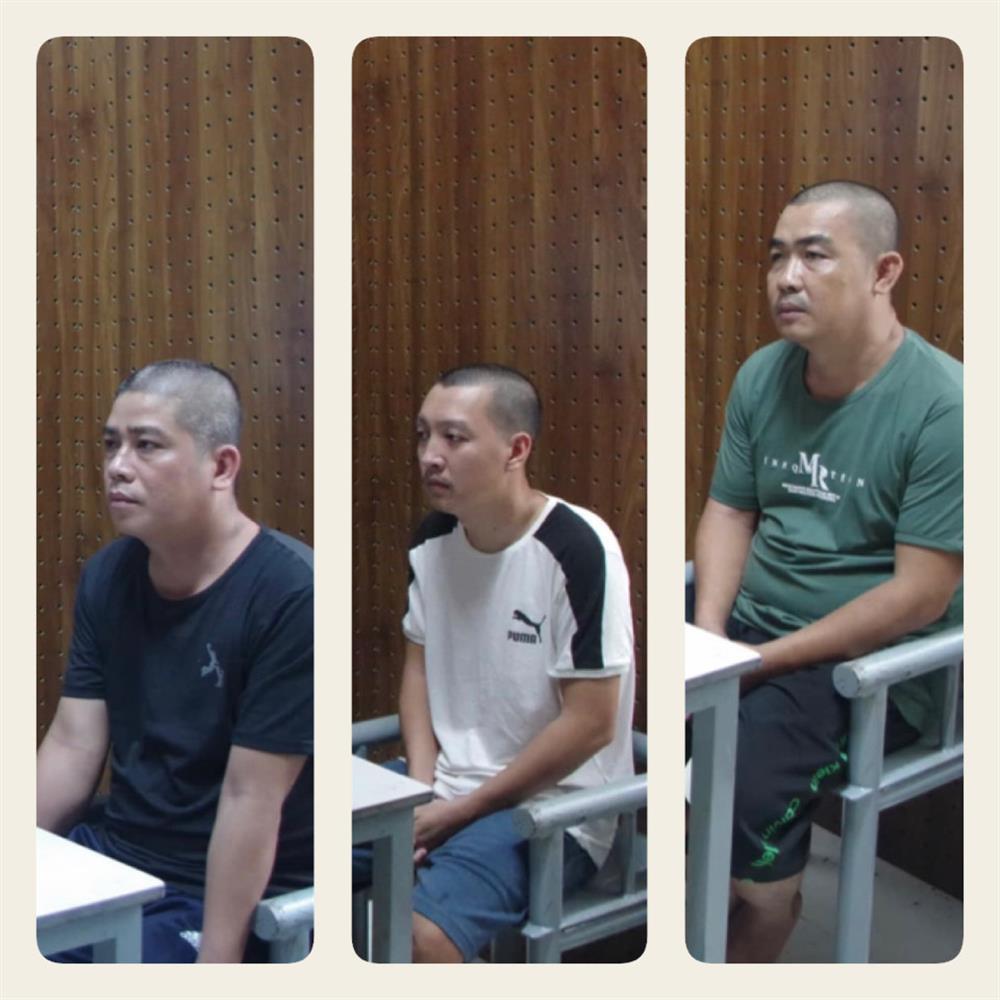 Suspects at police station.