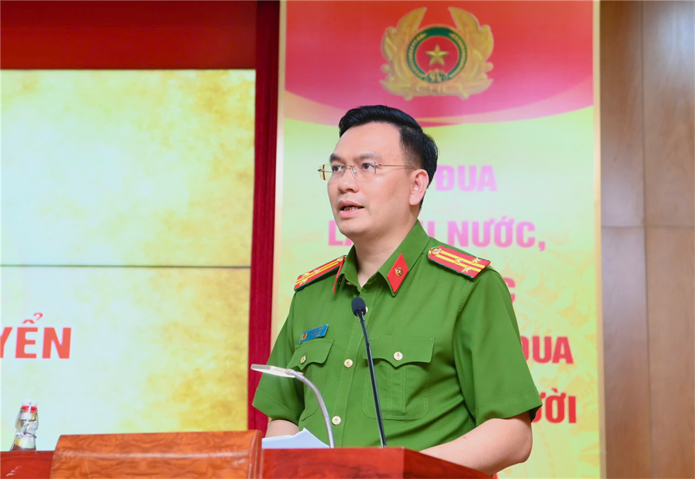 Quang Ninh Provincial Police Department’s leader reports on the investigation of the case.