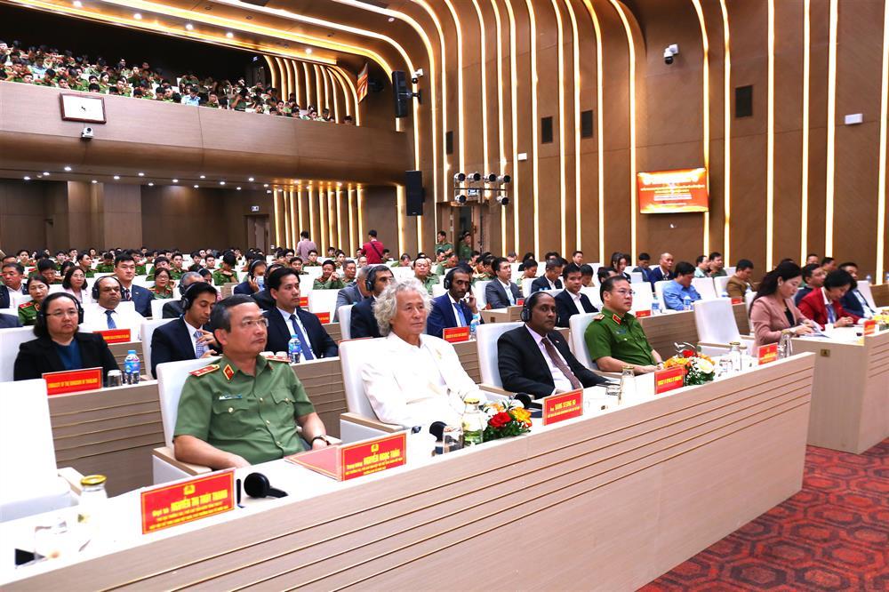 Delegates attend the ceremony.
