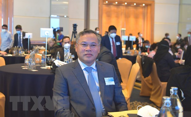 High-ranking delegation of Vietnam led by Deputy Minister of Public Security Major General Nguyen Van Long. 
