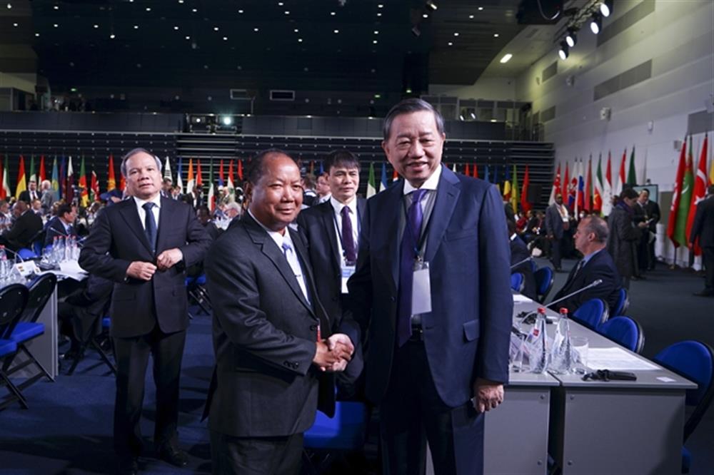 Minister To Lam and Mr. Somkeo Silavong.